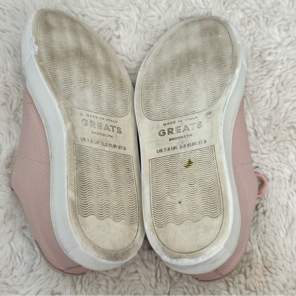 GREATS The Royale Sneaker, Women’s, Blush, 7.5 - Picture 6 of 8